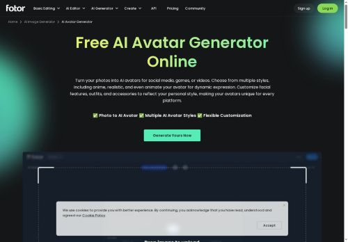 Fotor AI avatar generator - Avatars