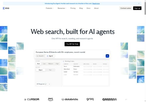 Exa AI - Search engine