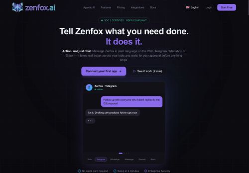 Zenfox AI - AI Agents