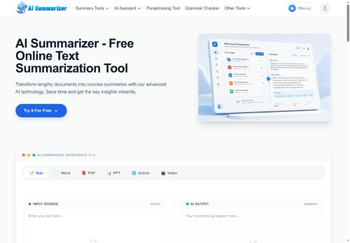AISummarizer.ai - Summarizer