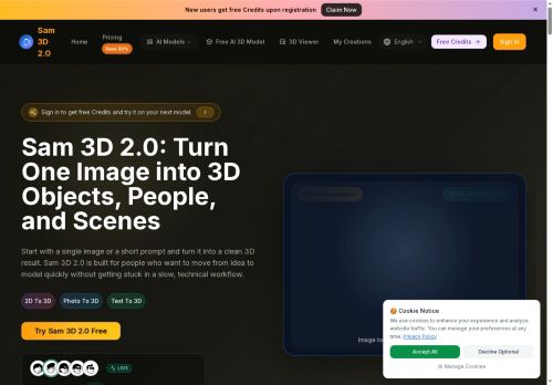 Sam3d2.com - 3d