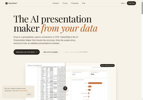 Data2Slide - Presentations