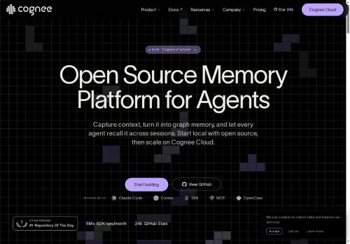 Cognee AI - Developer tools