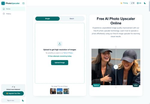 Photoupscaler AI - Image Upscaling