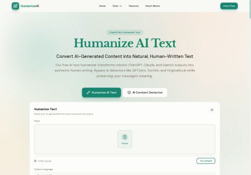 HumanizeAIText - Paraphraser