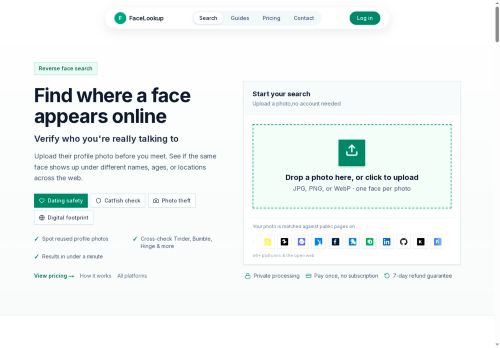 FaceLookup - Image Search
