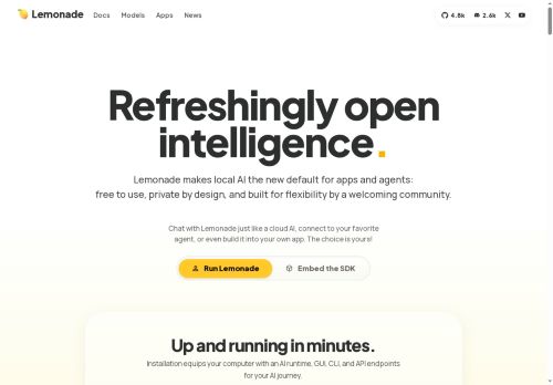 Lemonade AI - Infrastructure tools