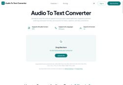 Audio To Text Converter - Transcriber